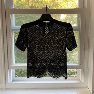 Zara lace crop top